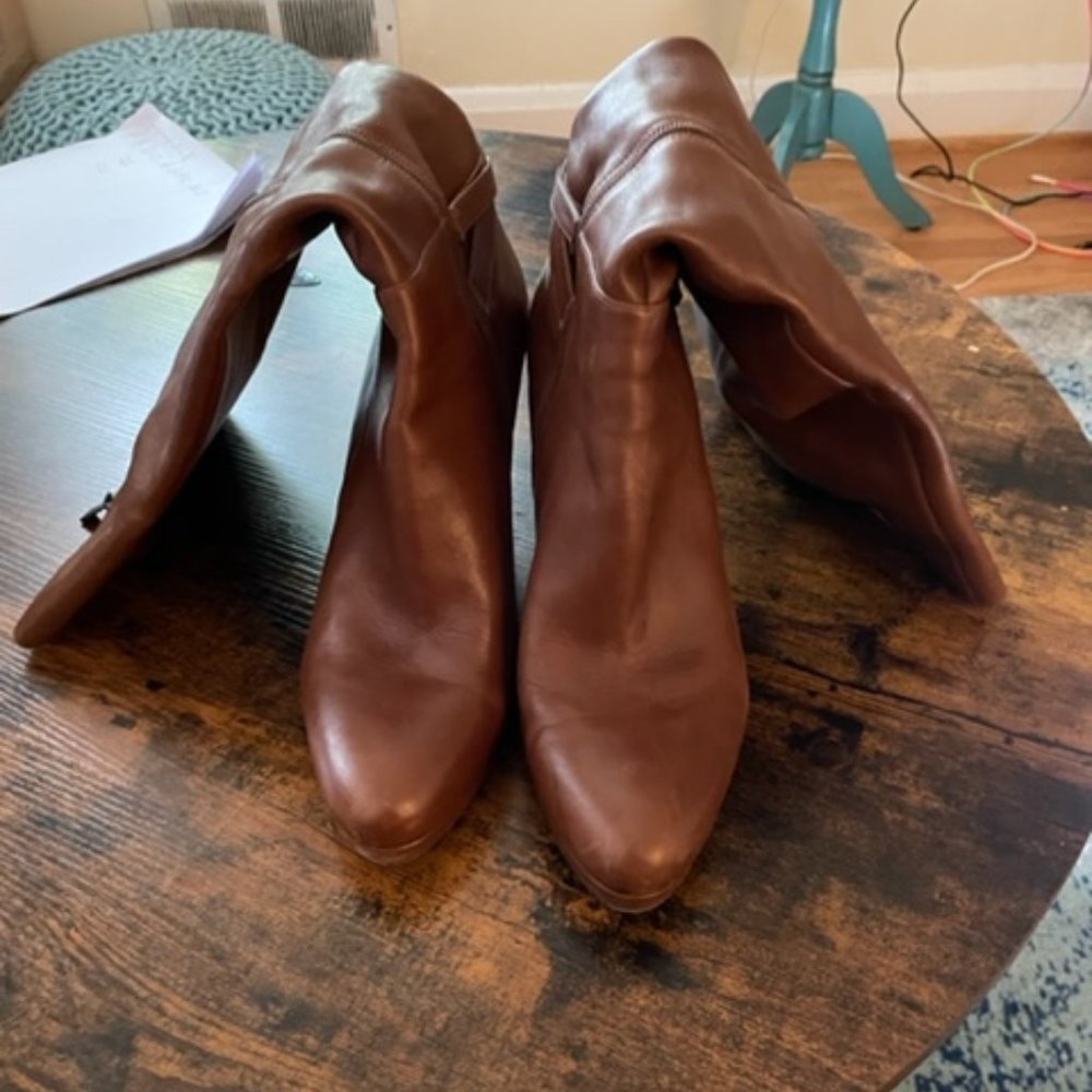 Naturalizer almost 4 inch heel platform boots